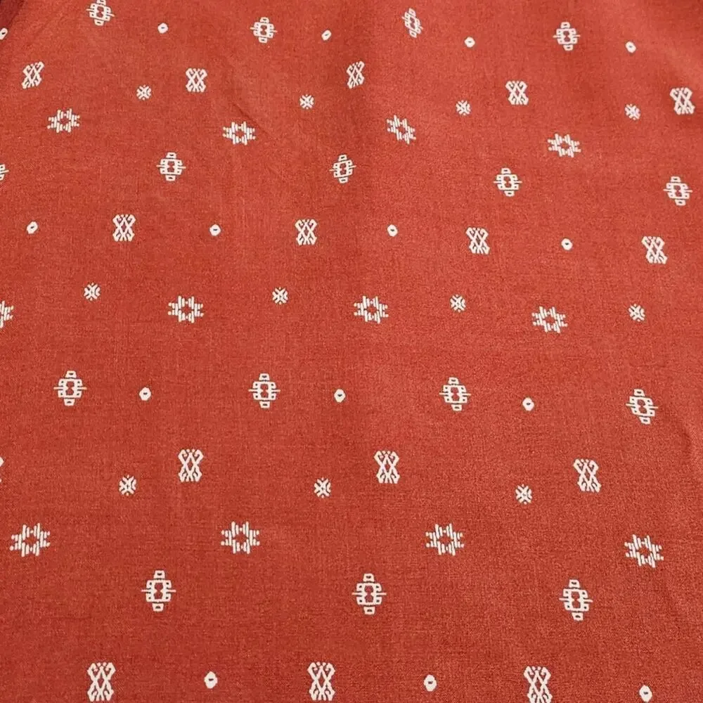 NWT Torrid Wide Leg Pants Womens Size 1X Orange Pull On Palazzo Geometric Print - Picture 9 of 15